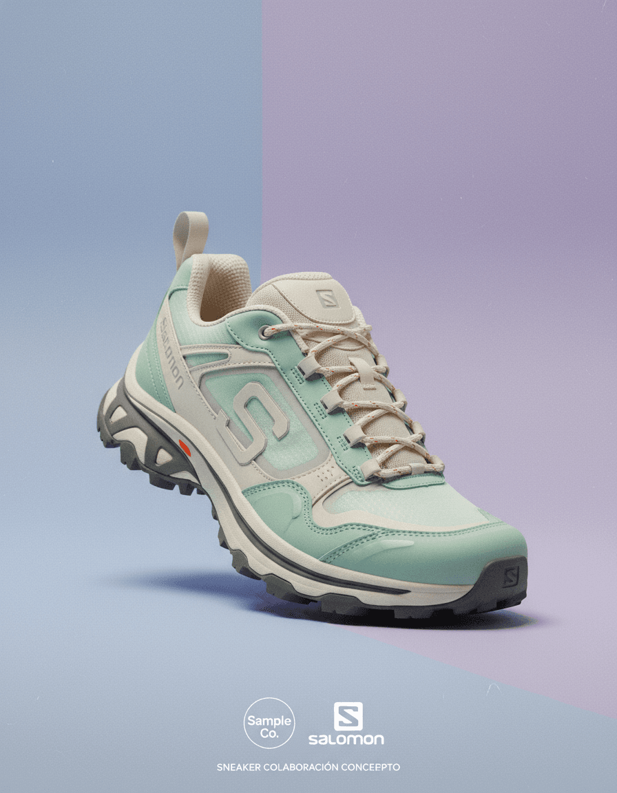 Vista previa de estilo de contenido: sneaker collaboration concept