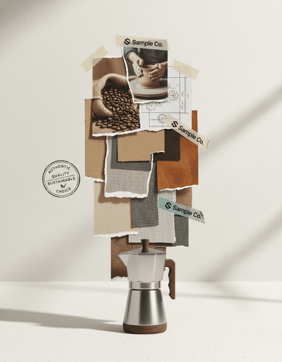 Vista previa de estilo de contenido: scrapbook collage poster