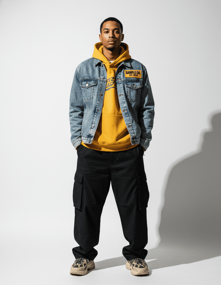 Vista previa de estilo de contenido: streetwear model