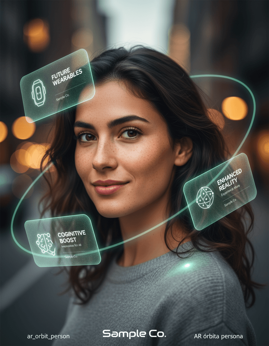 Vista previa de estilo de contenido: ar orbit person