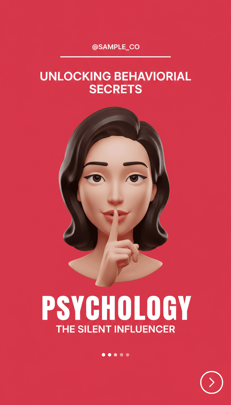 Vista previa de estilo de contenido: insightful 3d persona cover slide
