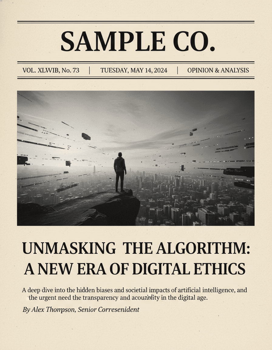 Vista previa de estilo de contenido: broadsheet masthead