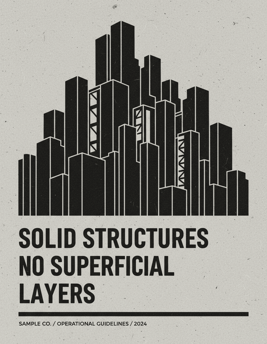 Vista previa de estilo de contenido: brutalist blueprint
