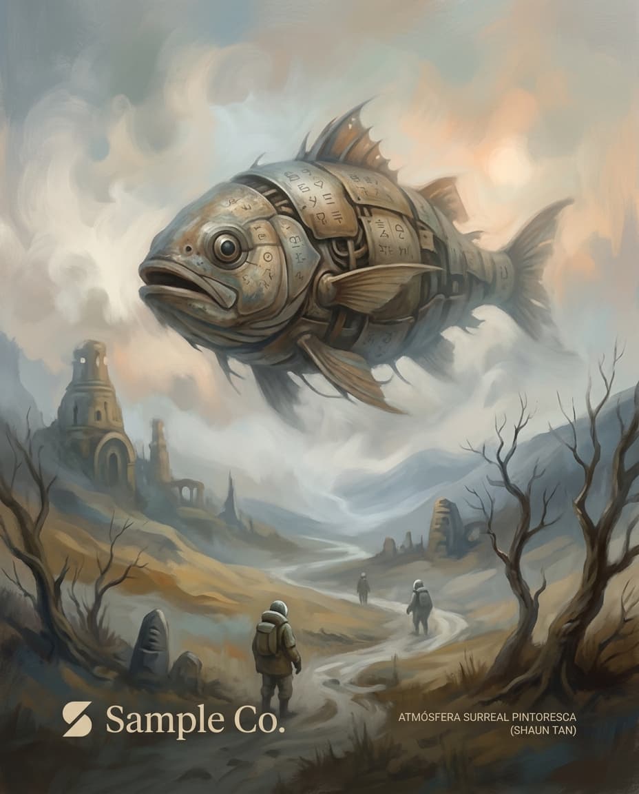 Vista previa de estilo de contenido: painterly surreal atmosphere