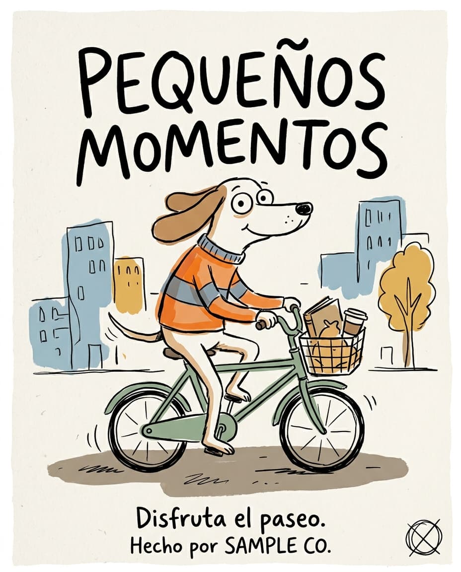 Vista previa de estilo de contenido: naive expressive line